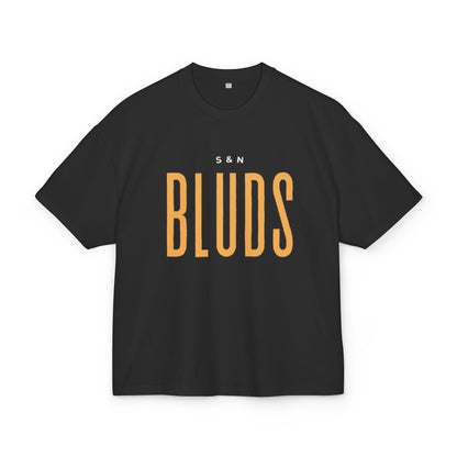 Black "S&N Bluds"  DropShoulder T-Shirt